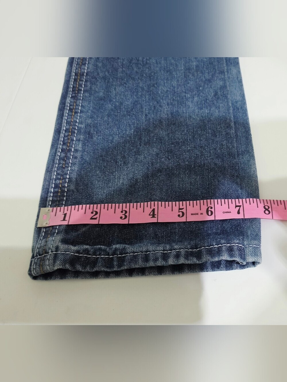 Xtreme Couture Jeans Mens 30/32 Y2K Cross Embroidered Distressed Denim Grunge - Picture 8 of 13